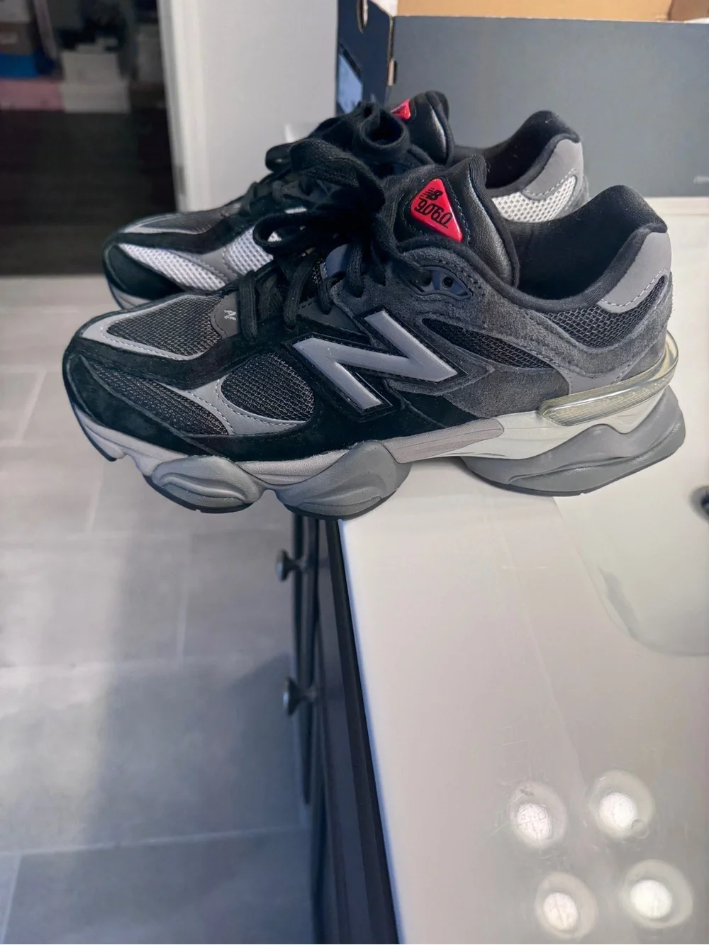 New Balance 9060 Black, Gray Sneakers